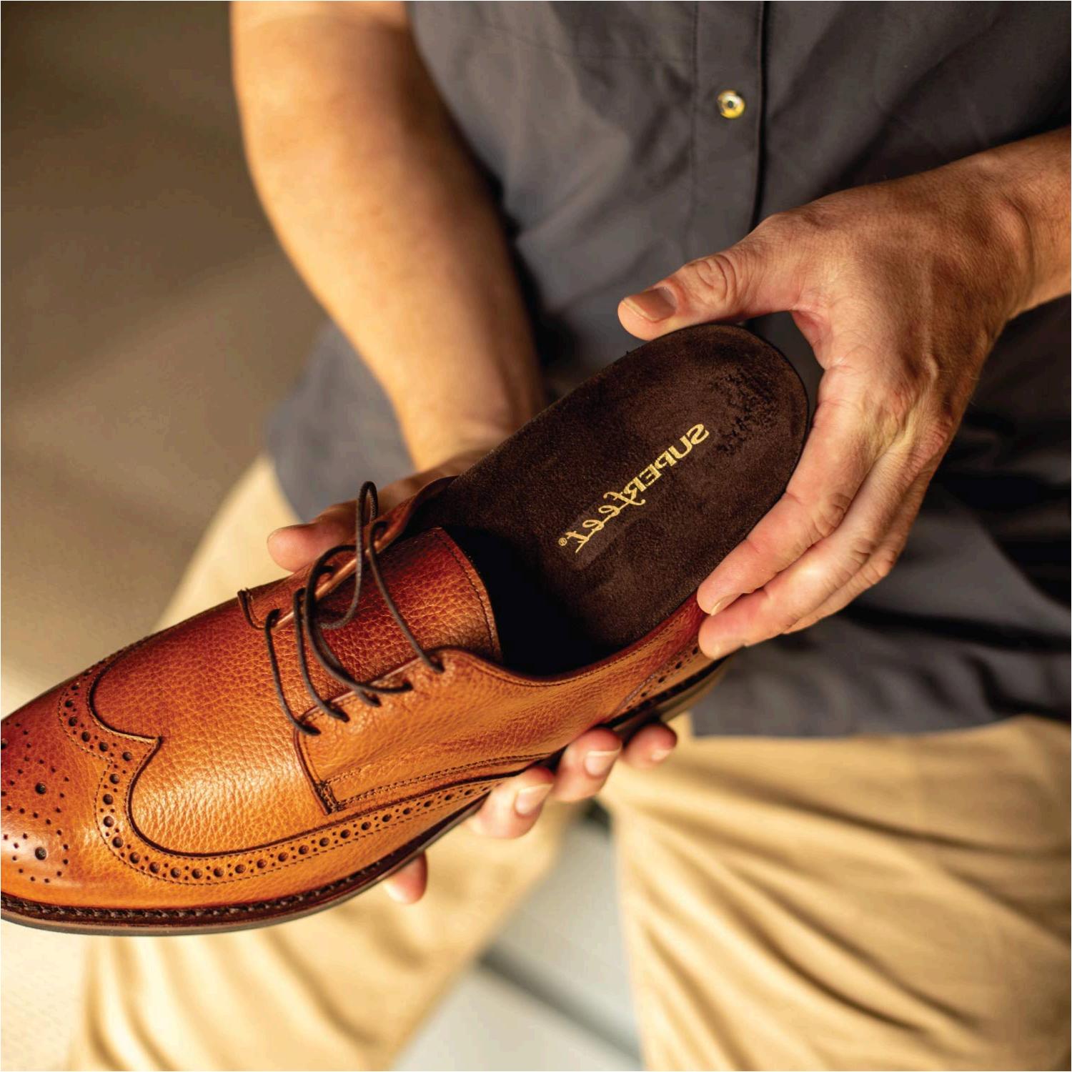 Superfeet EASYFIT Men�s Dress Shoe Comfort Orthotic, Java