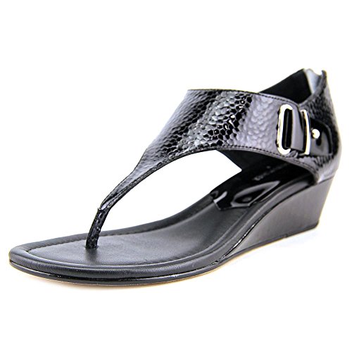Donald J Pliner Womens DIAN Leather Split Toe Casual TStrap Black Size 70 G Donald J Pliner Womens DIAN Leather Split Toe Casual TStrap Black Size 70 G