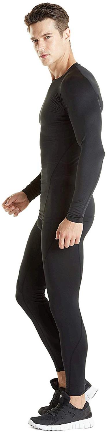 tsla men's thermal compression pants
