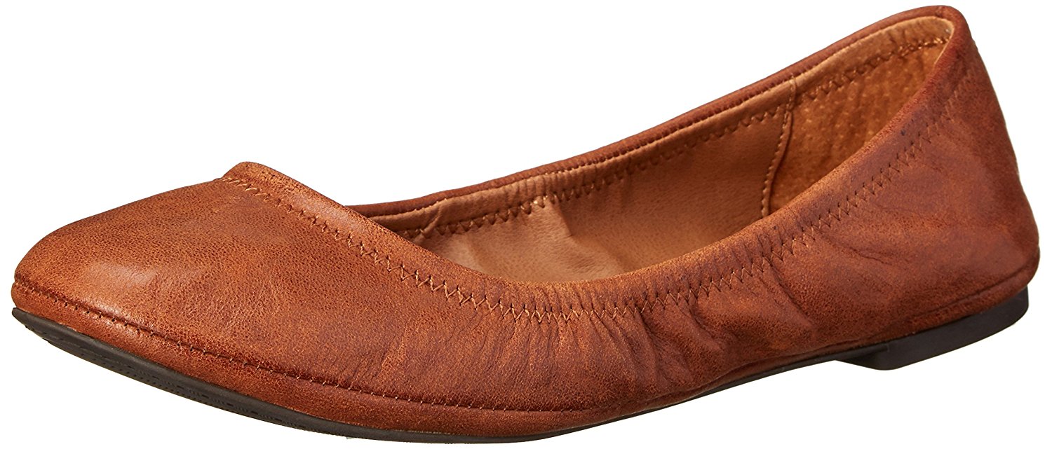 emmie leather flats
