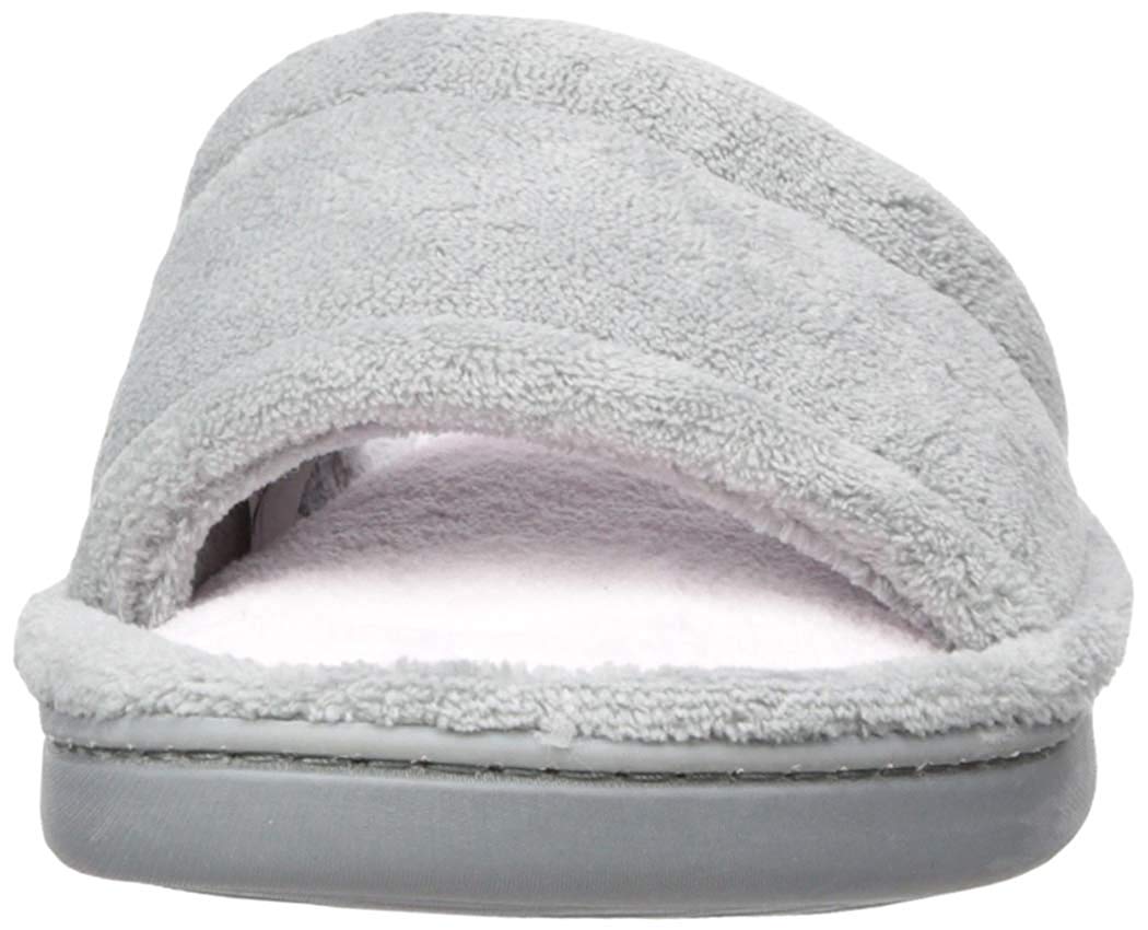 women's alice colorblocked microfiber terry slide slipper