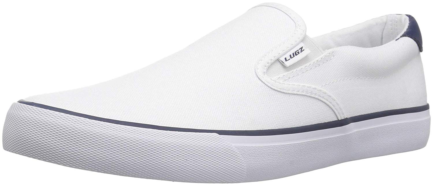 Lugz Men's Clipper Fashion Sneaker, White/Peacoat Blue, Size 10.0 jMvQ ...