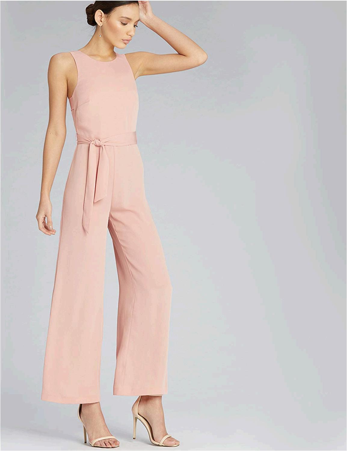 soft pink jumpsuit