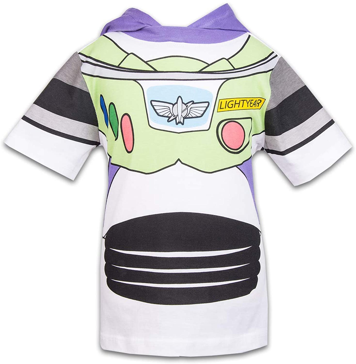 Disney Toy Story Boys Hooded Shirt Toy Story Costume, Buzz Lightyear