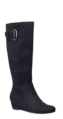 Impo Womens garin Suede Closed Toe Mid-Calf Fashion Boots, Black, Size ...