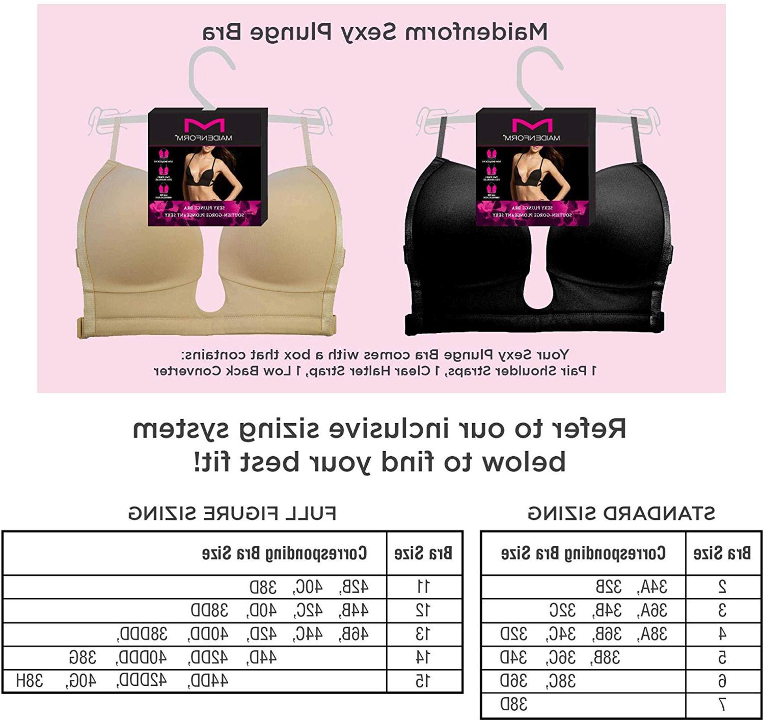 Size Chart For Maidenform M Sexy Plunge Bra My XXX Hot Girl