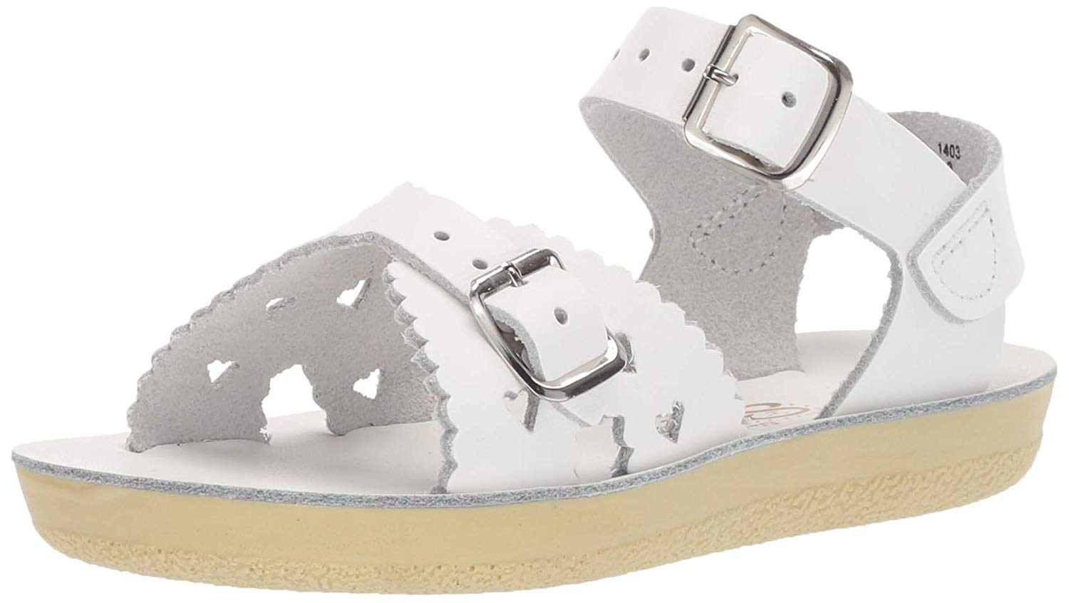 white salt water sandals womens