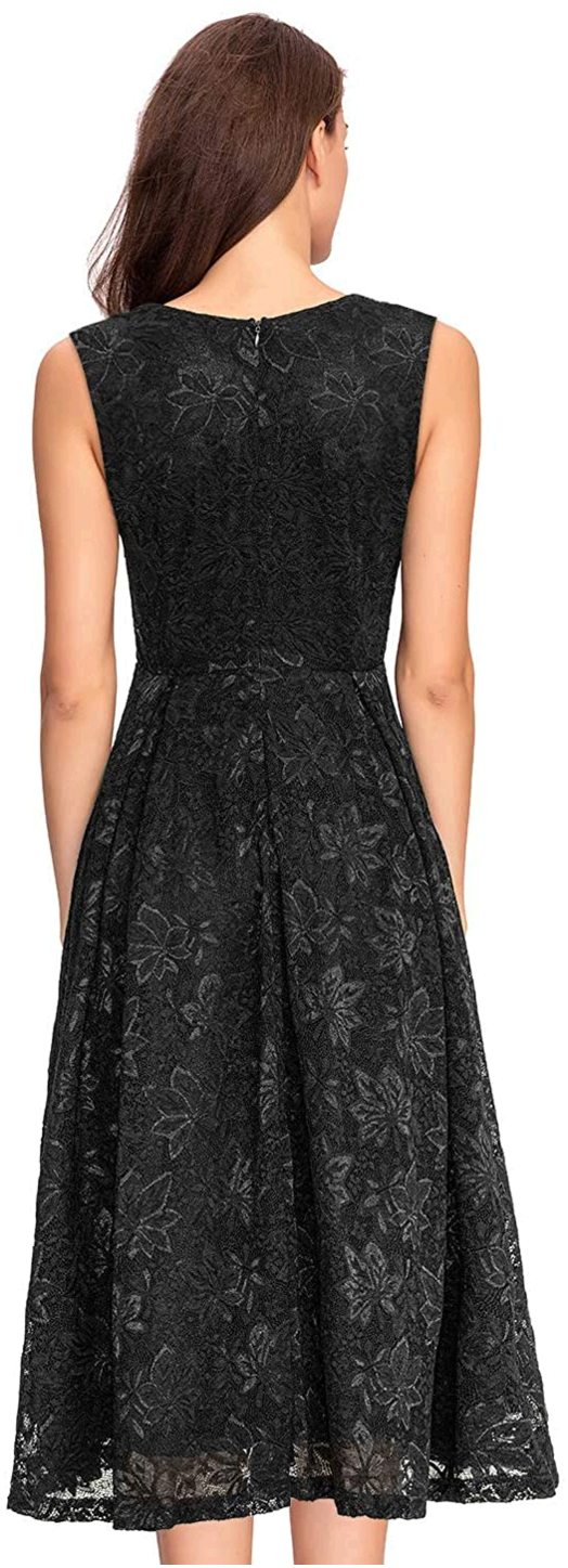 fit and flare v neck