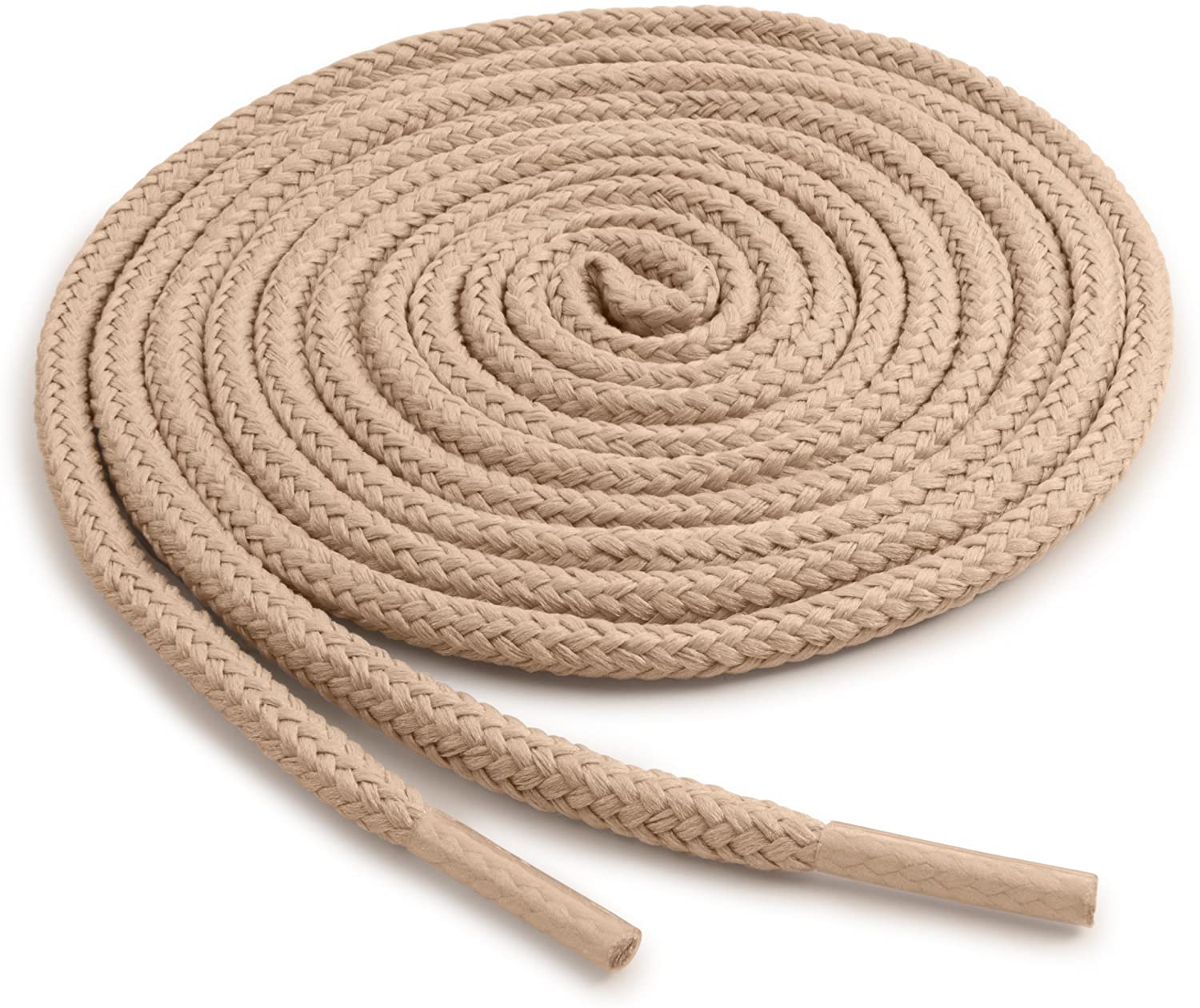 tan round shoe laces