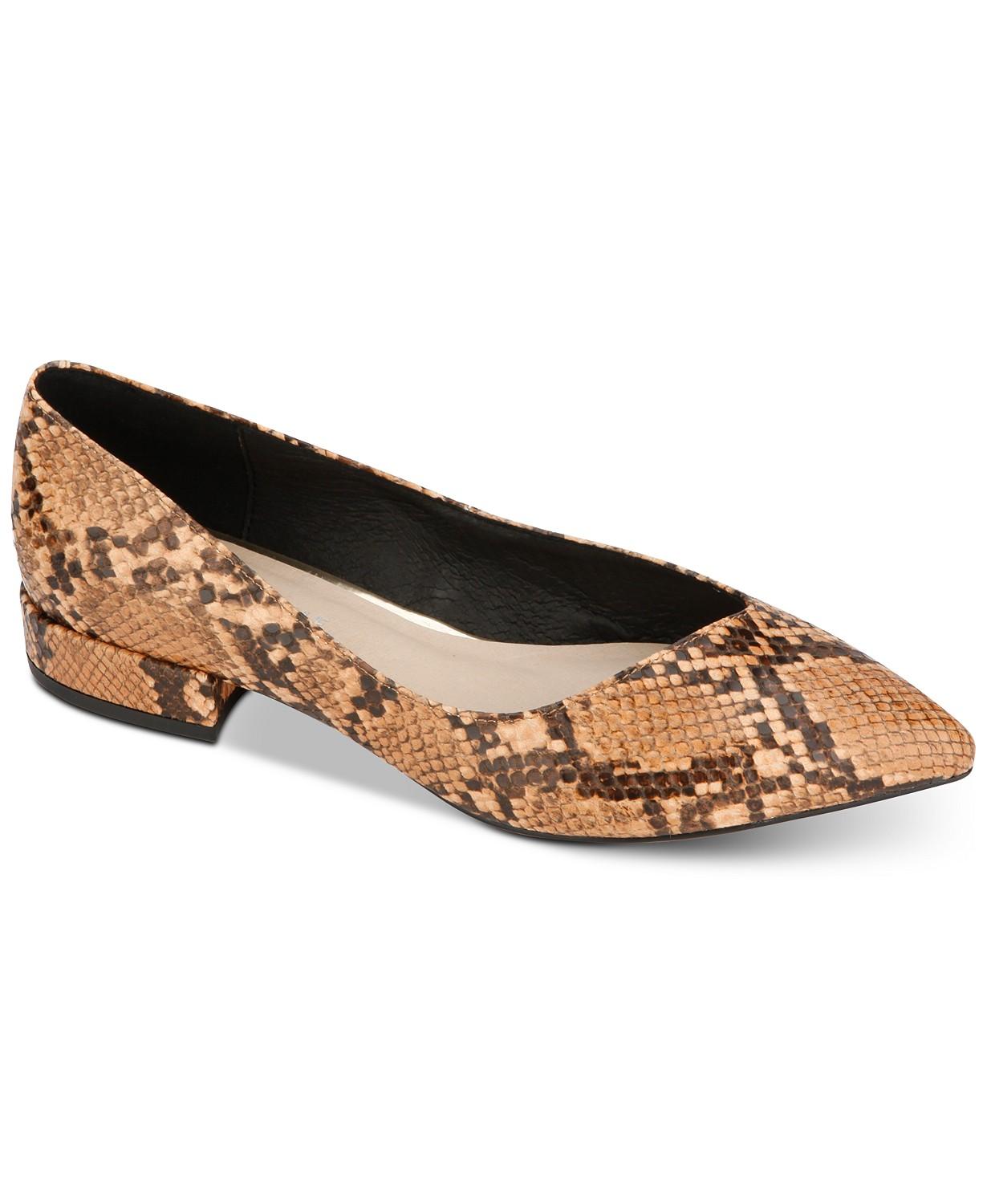 Kenneth Cole New York Women's Camelia Flats - Cocoa Snake