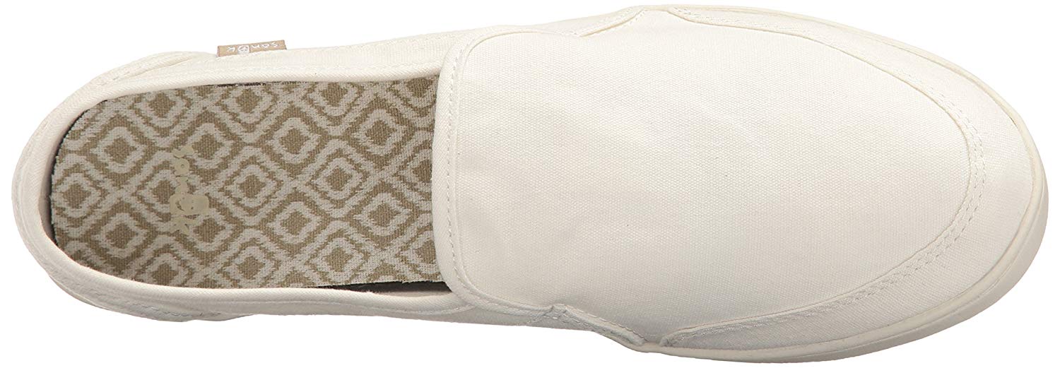 sanuk women's pair o dice leather loafer flat
