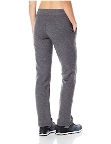 champion women's fleece open bottom pant