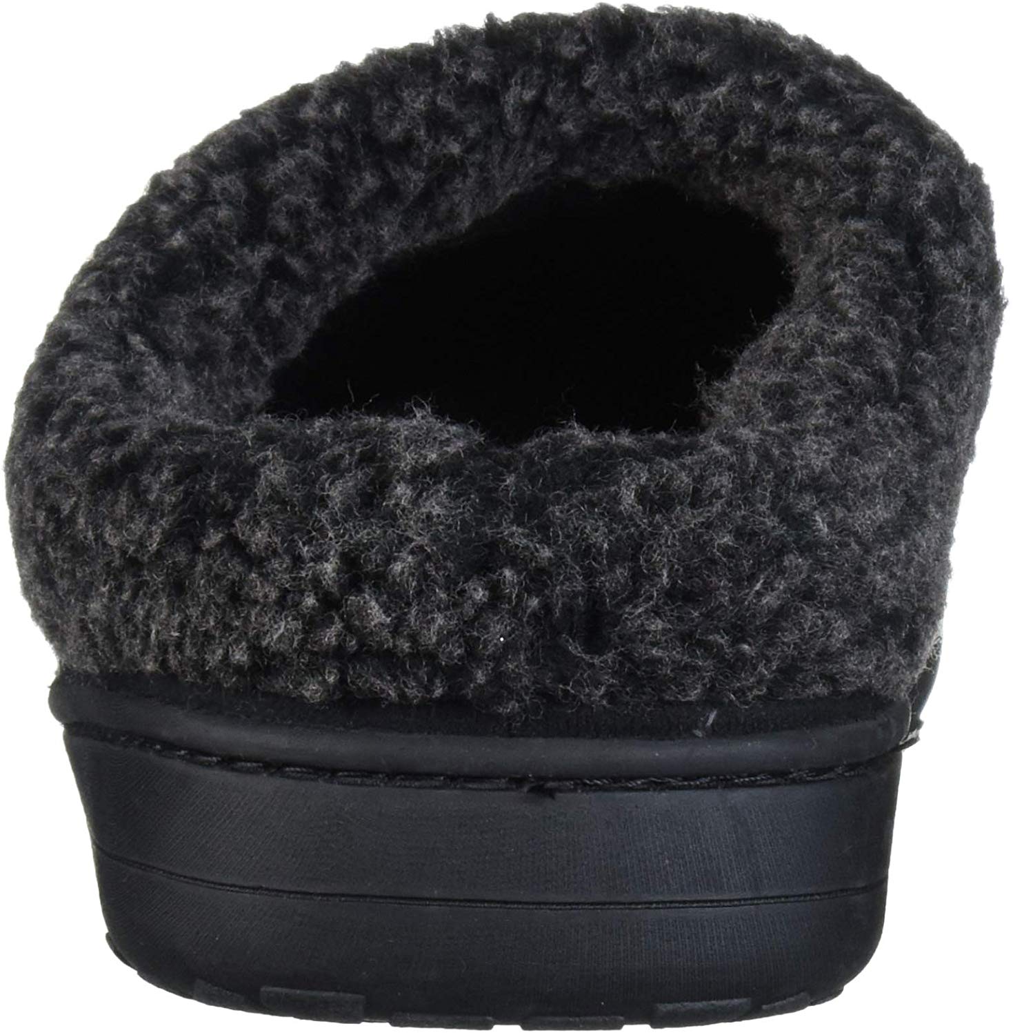 dearfoams men's microfiber suede clog with whipstitch slipper