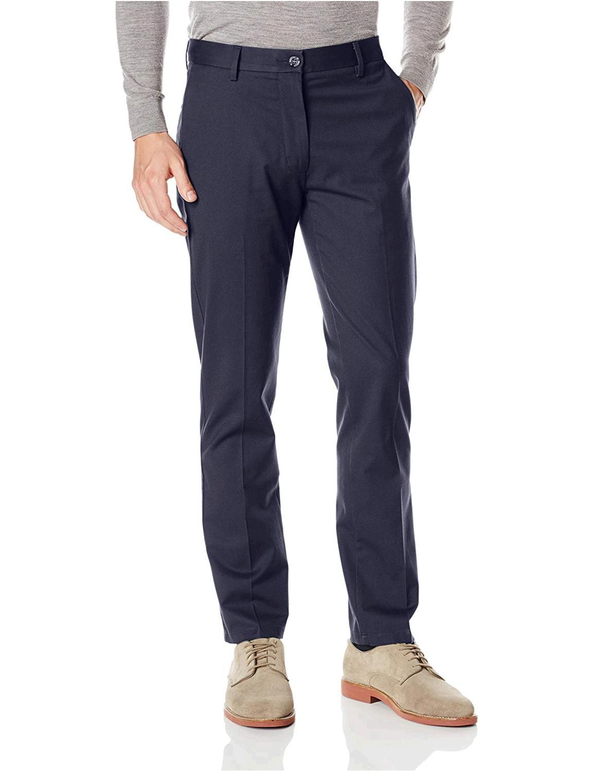 Dockers Men's Slim Tapered Fit Signature Khaki, Blue, Size 38W x 30L ...