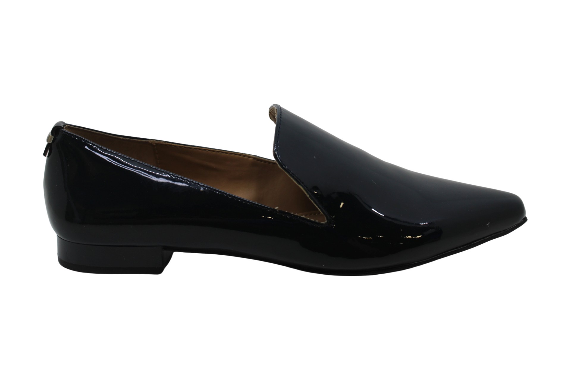calvin klein elin patent toe loafers