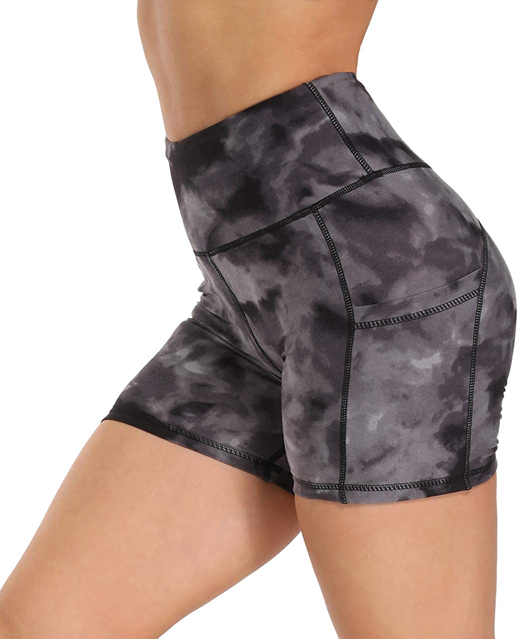 ultra high waisted biker shorts