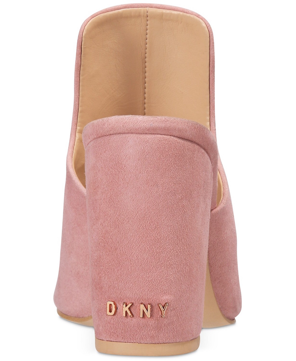 DKNY Womens Hester Fabric Peep Toe Mules, Pink, Size 8.0 vkOw | eBay