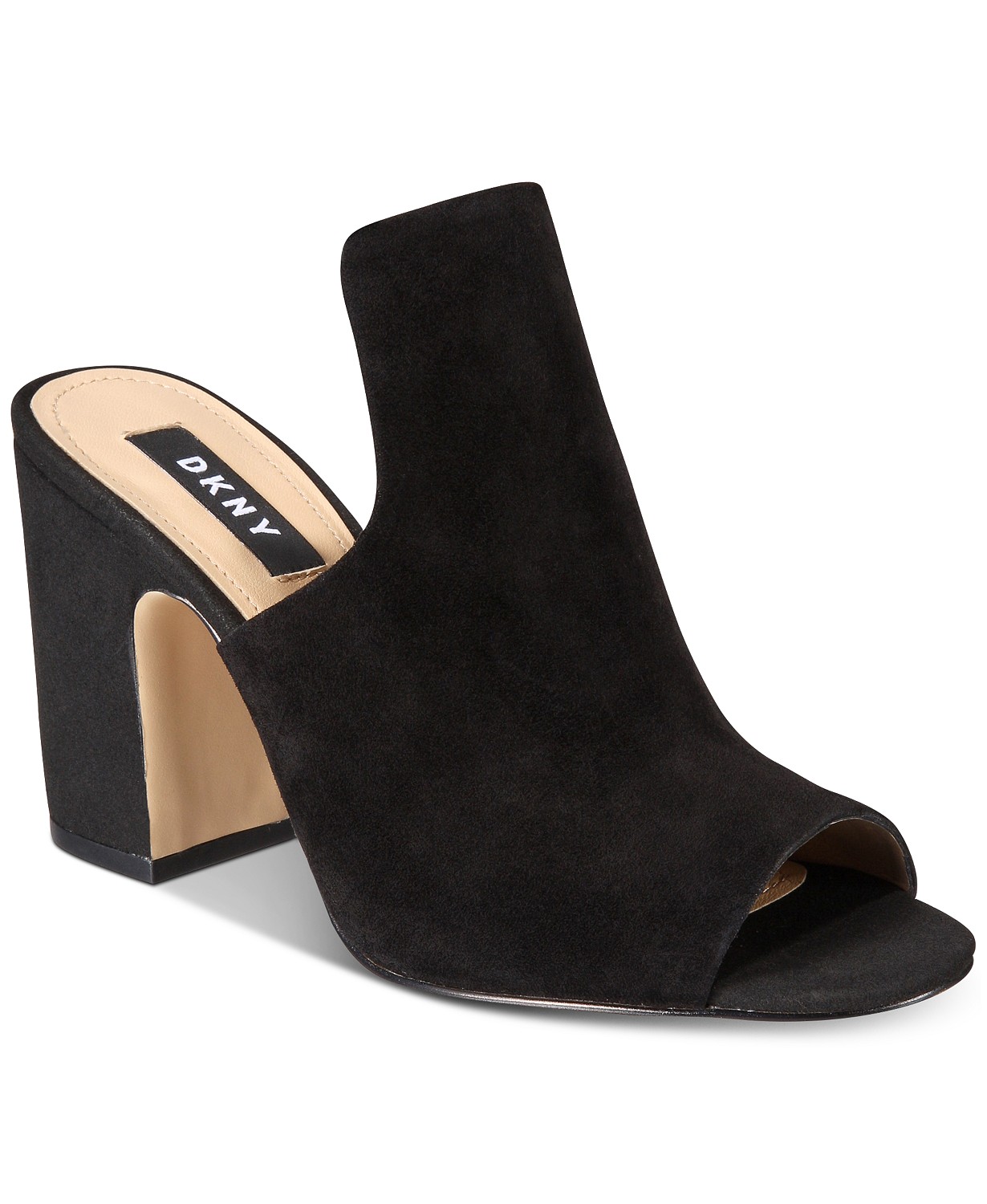 dkny mules black