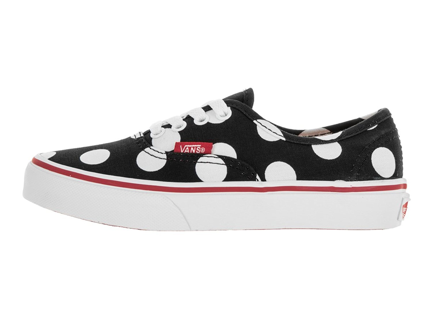 Womens Authentic (Polka D) Low Top Canvas Low Top Lace Up Fashion Sneakers Womens Authentic (Polka D) Low Top Canvas Low Top Lace Up Fashion Sneakers
