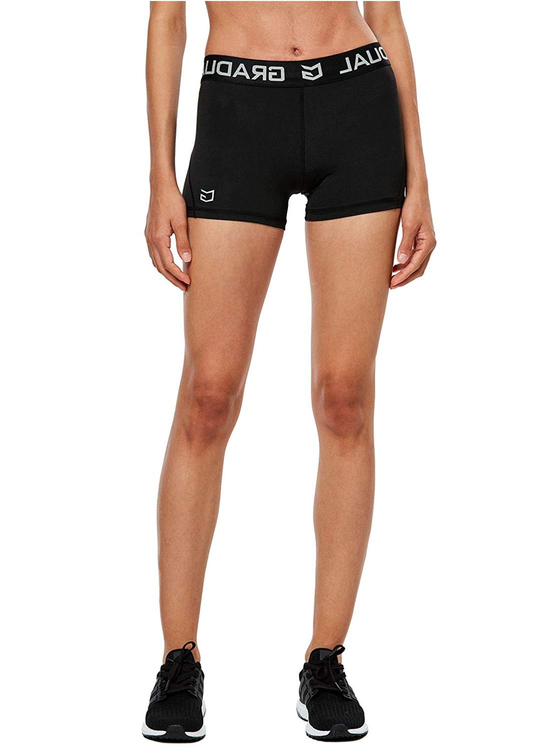 Women�s Spandex Compression Volleyball Shorts 3&quot; Workout