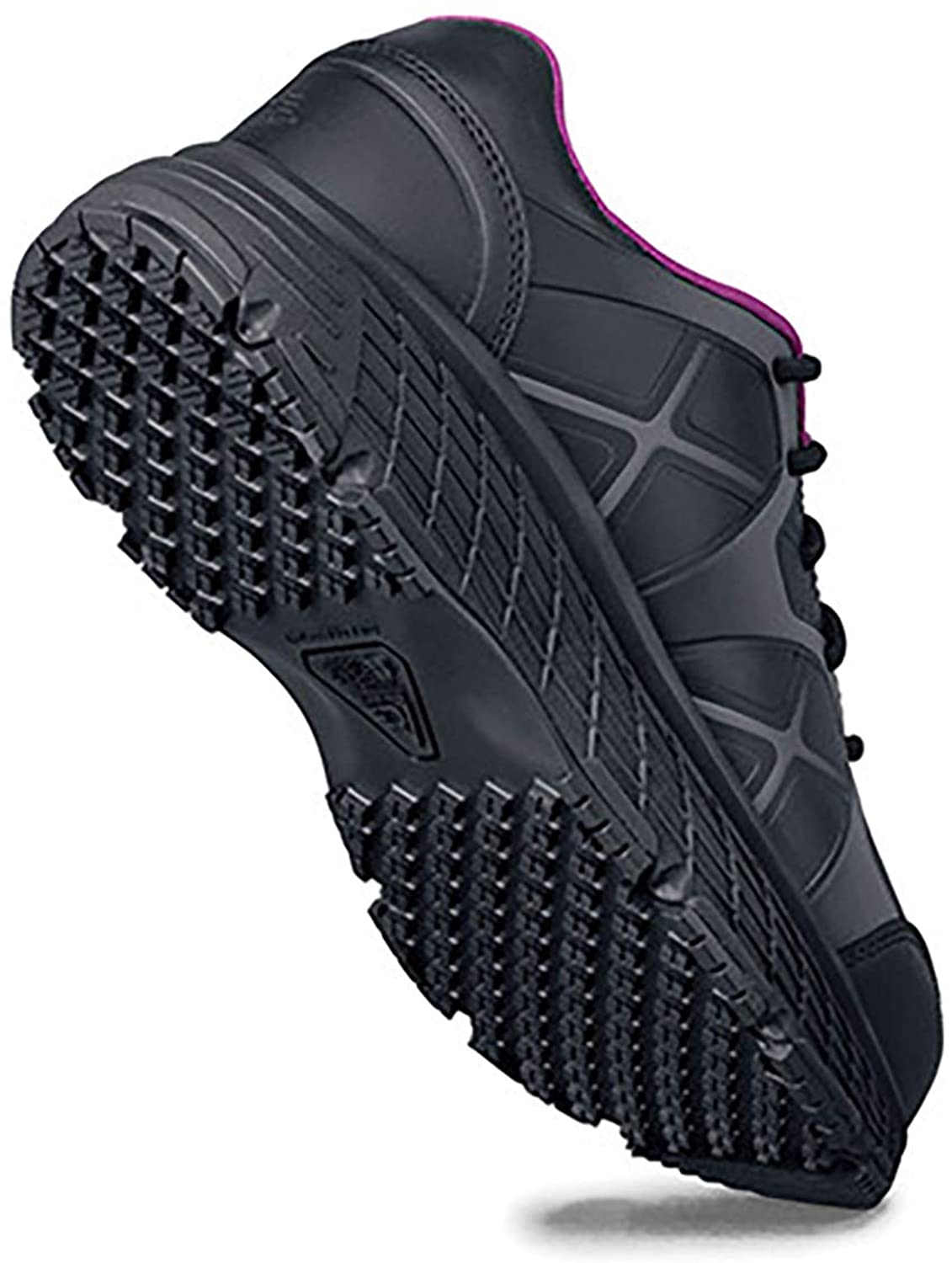 Shoes for Crews Women's Spear by Ace Work Boots Aluminum Toe, Black