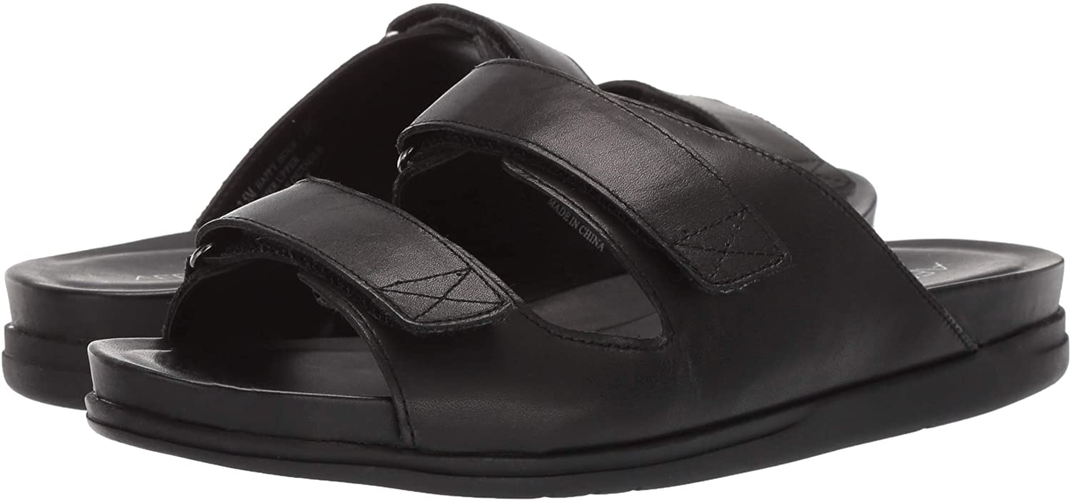 aerosoles black flat sandals