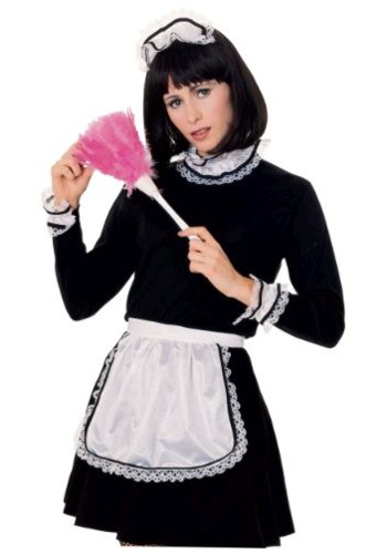 Rubie's Women's French Maid Costume Accessory Kit,, Black/White, Size ...