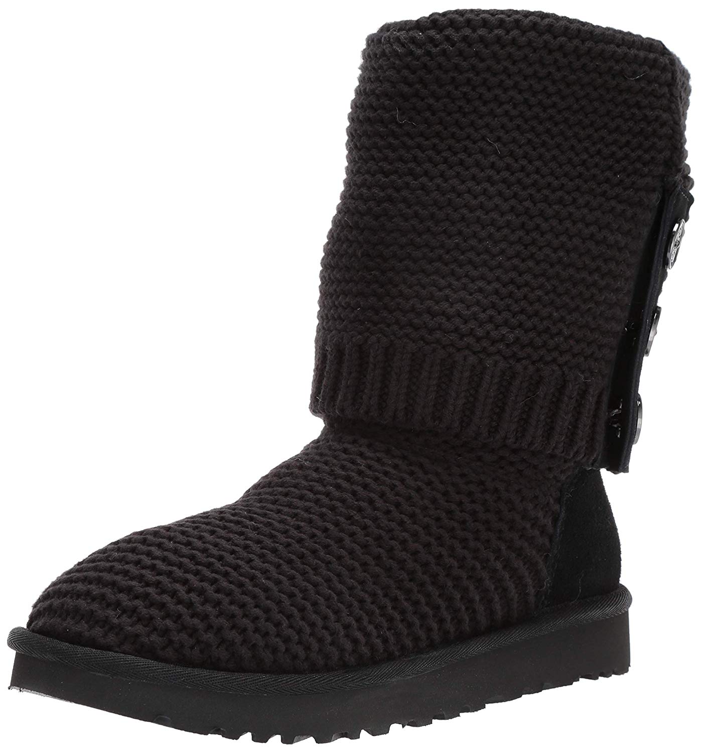 UGG Women's W PURL Cardy Knit Fashion Boot, Black, Size 7.0 Dt9P | eBay