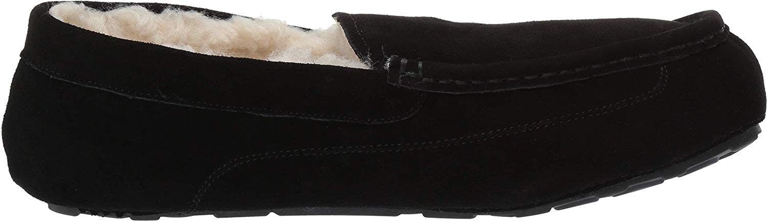 amazon essentials men's leather moccasin slipper