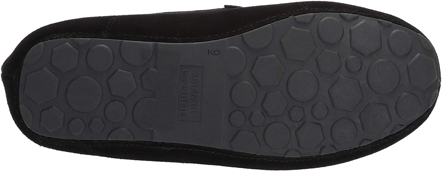 amazon essentials men's leather moccasin slipper