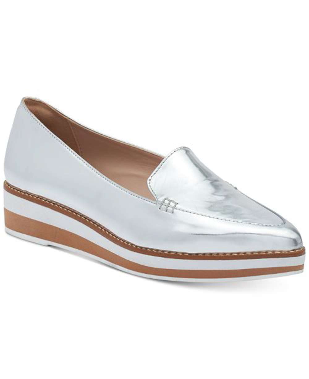pointed toe platform loafers