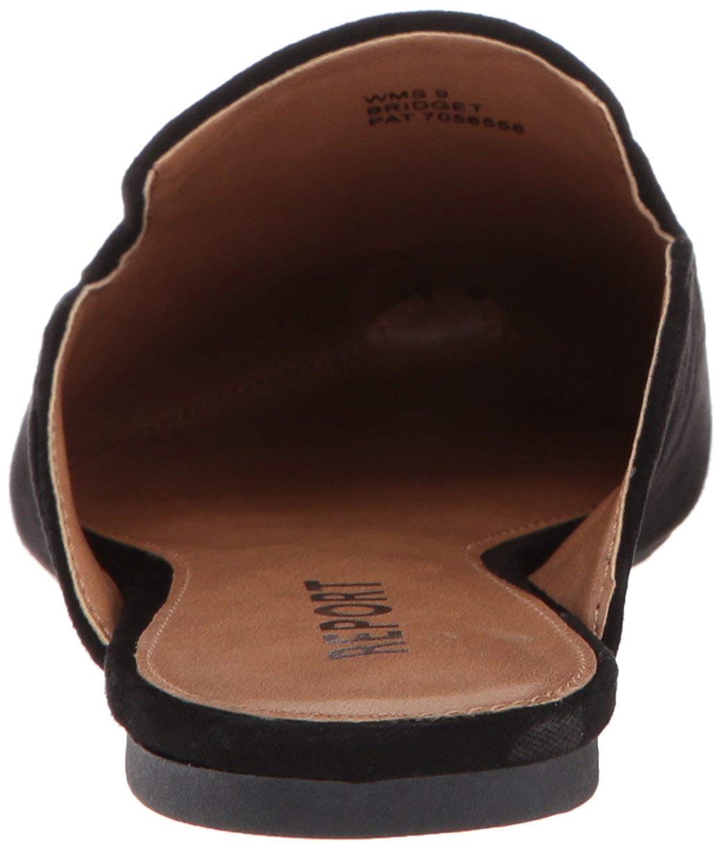 Report Womens Bridget Closed Toe Casual Slide Sandals, Black, Size 6.5