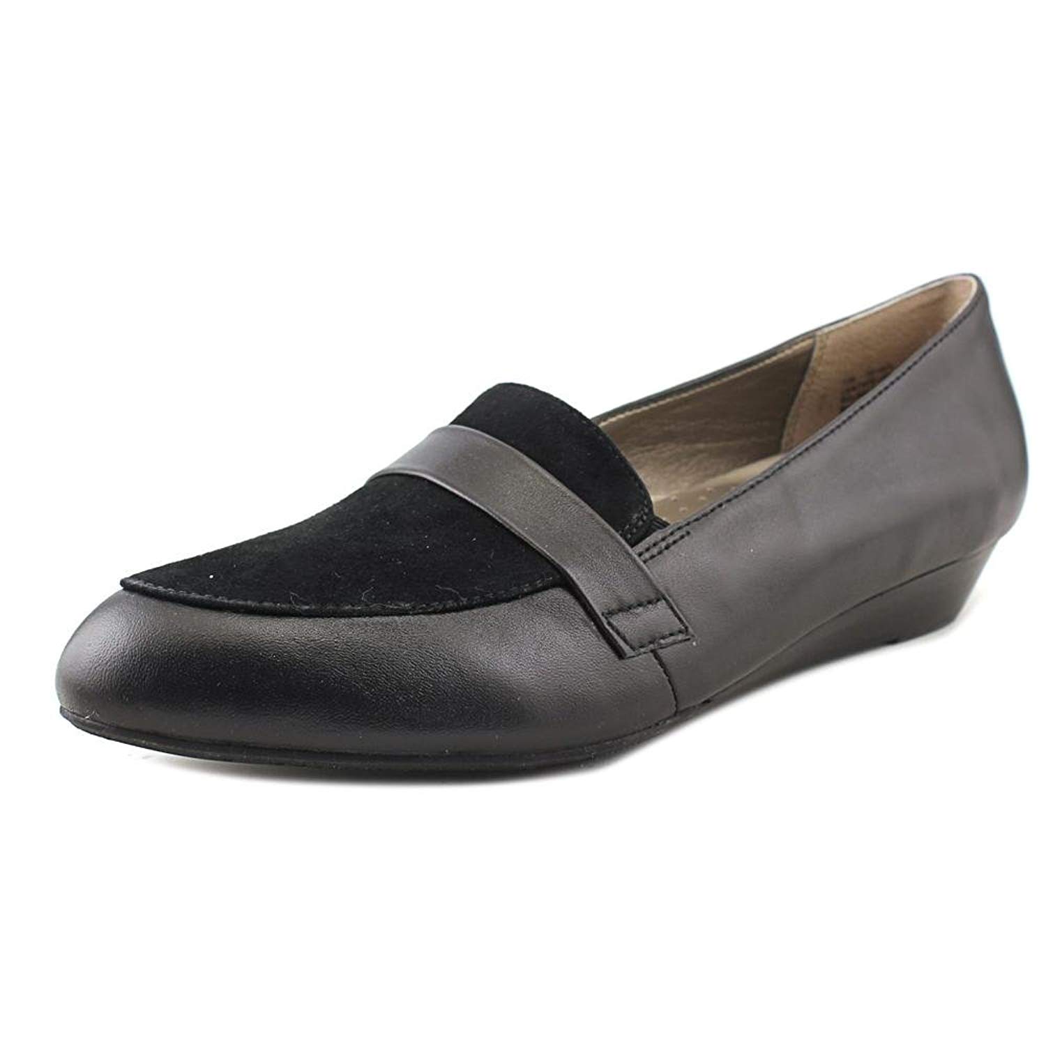 ARRAY Womens Ella Leather Almond Toe Loafers, Black, Size 9.0 146J | eBay