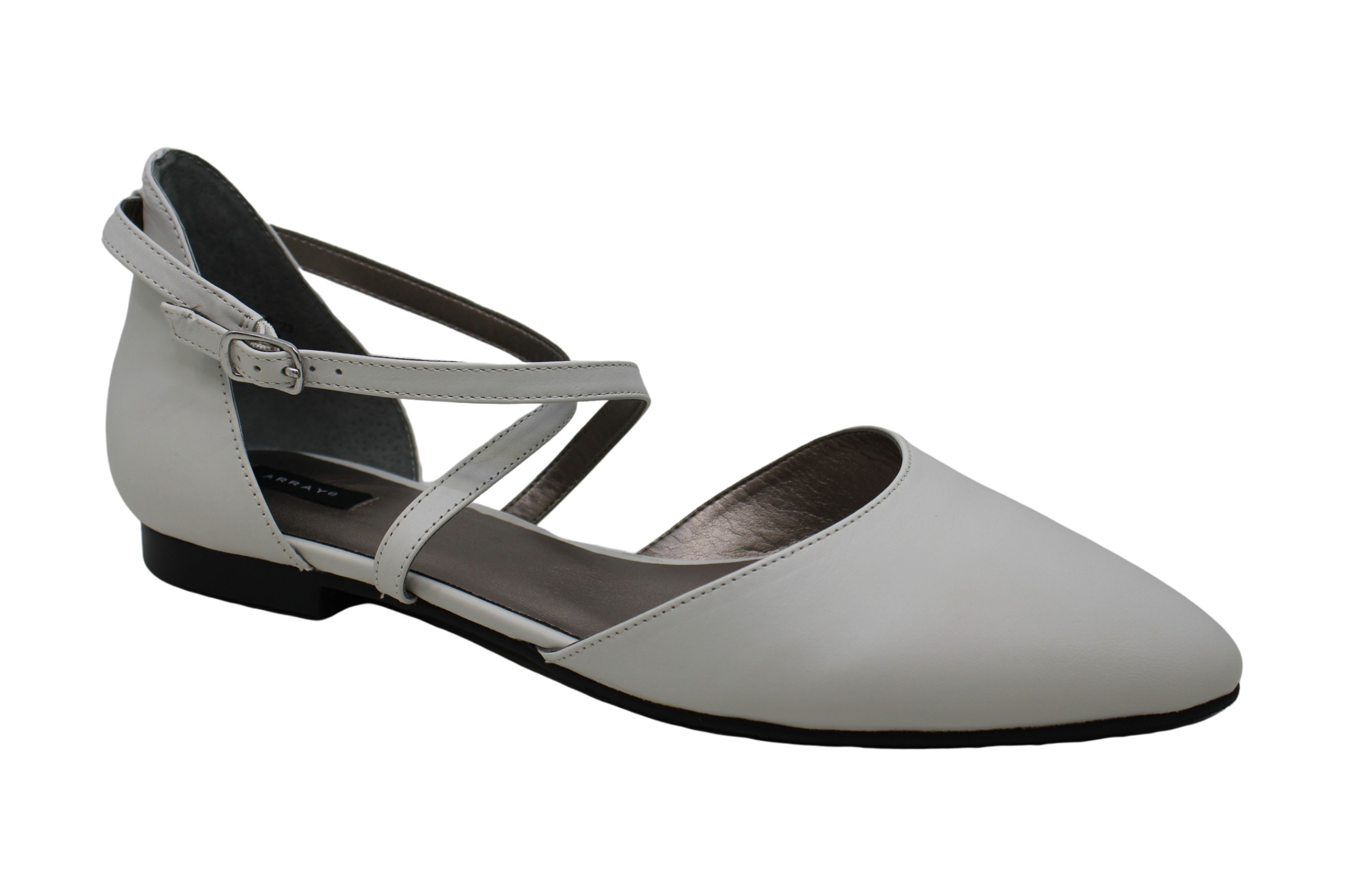 white sandals size 2