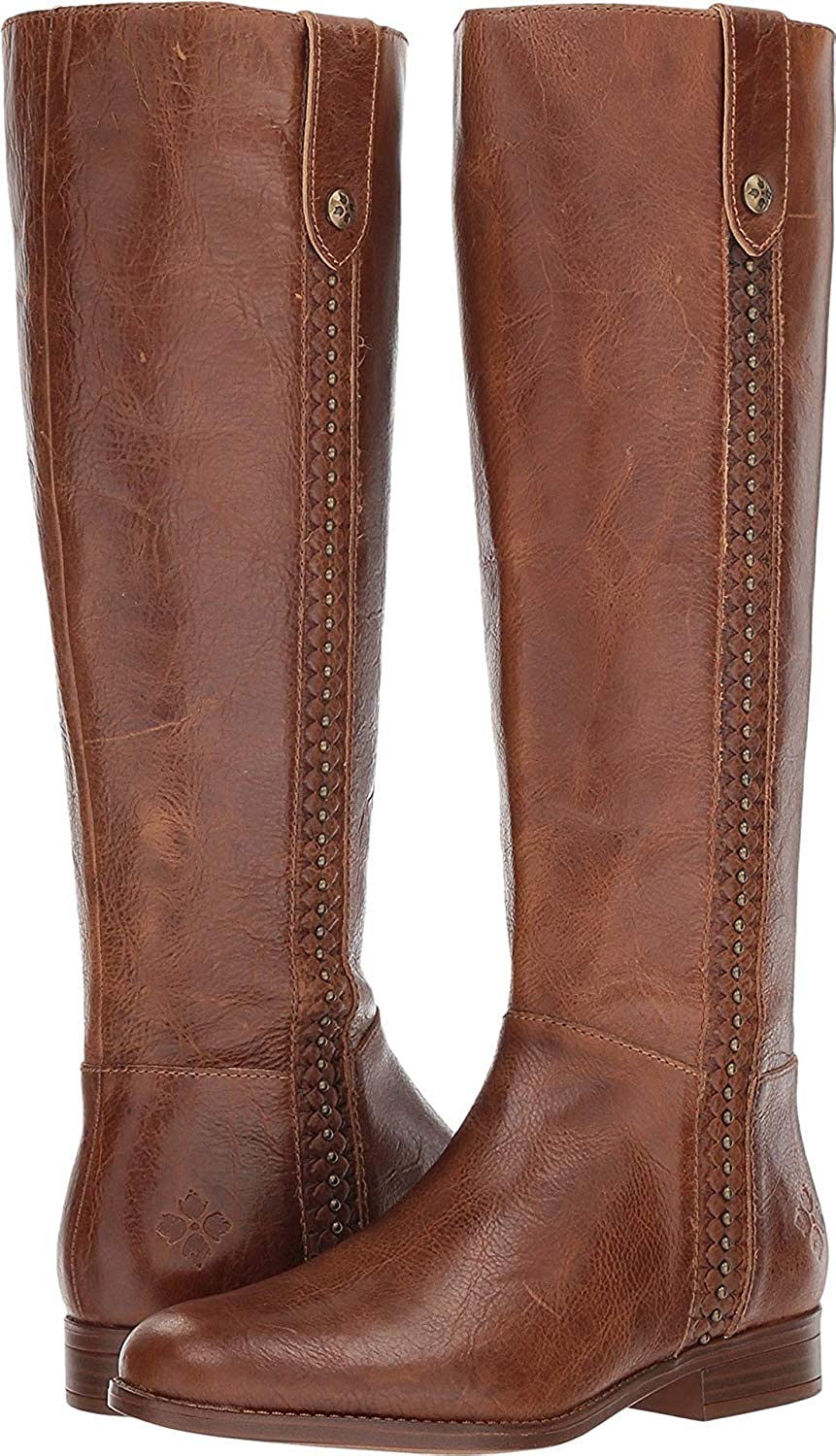 Patricia Nash Womens Carlina Leather Almond Toe Knee High, Brown, Size ...