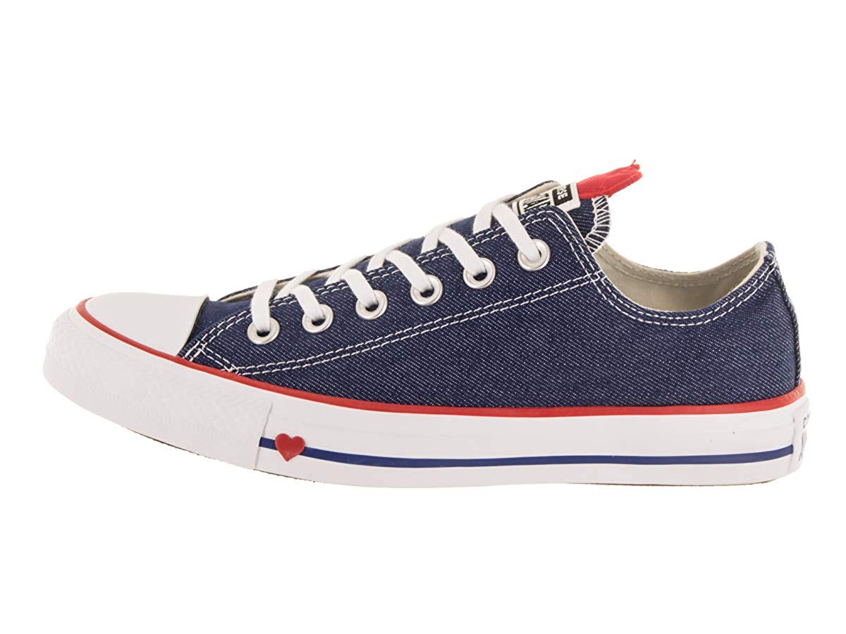 Converse Unisex Chuck Taylor Denim Love Ox, Indigo/Enamel