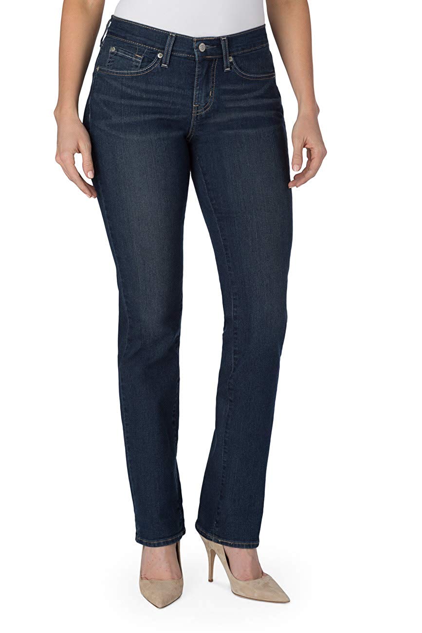 Signature Jeans By Levi Strauss Signature By Levi Strauss & Co Women's Curvy Straight Jeans,, Awaken