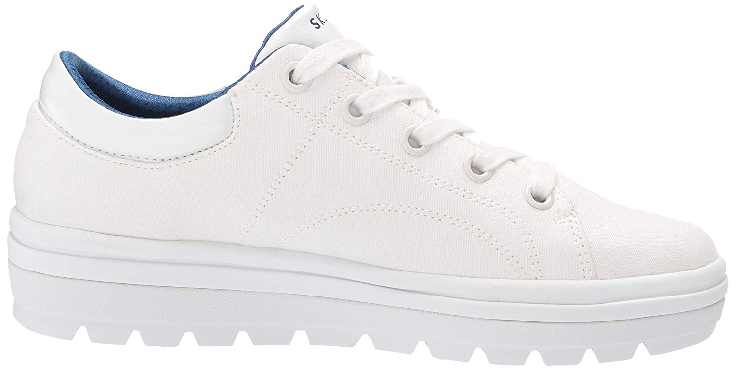 skechers street cleat white