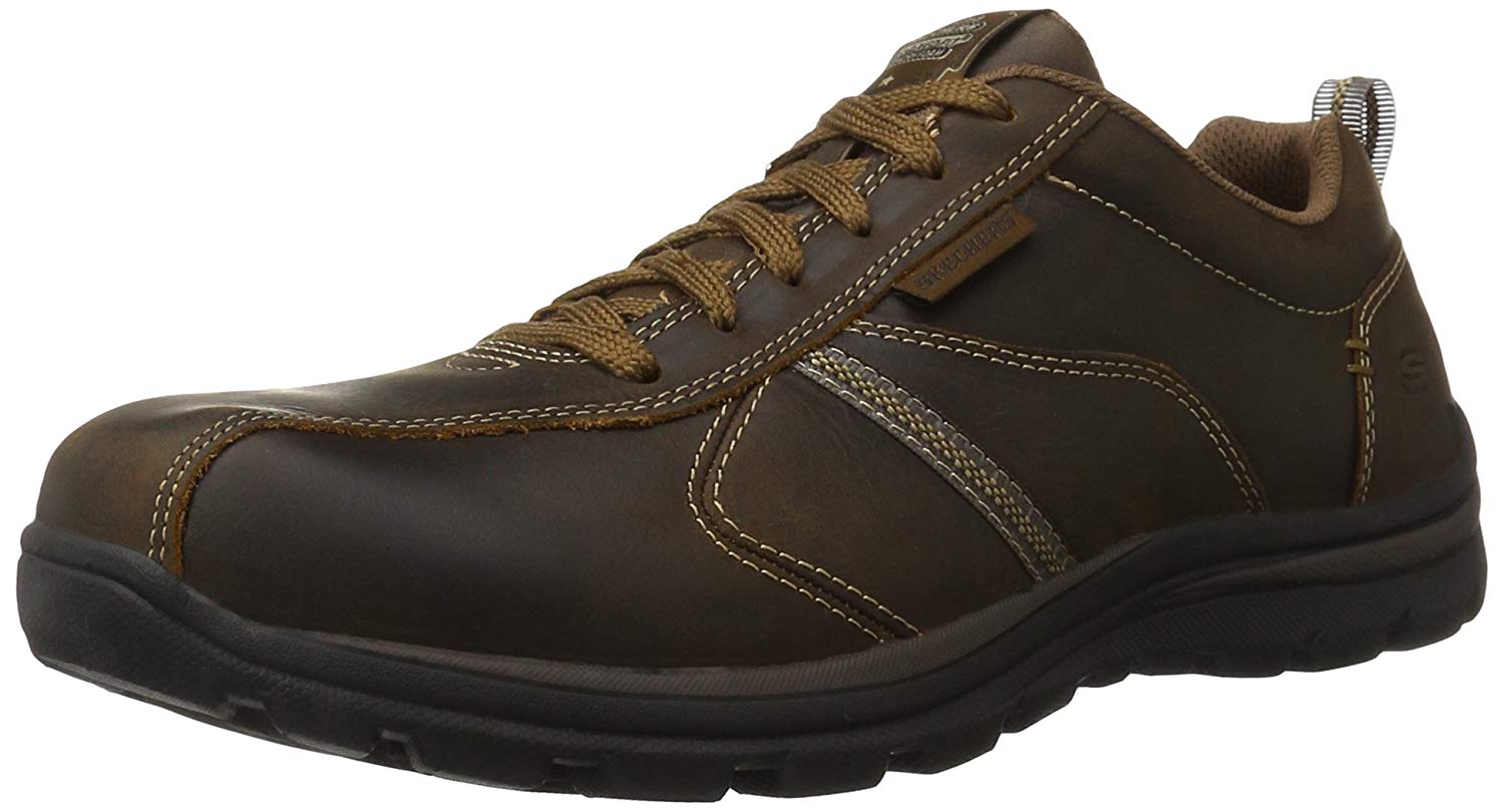 skechers brown oxford