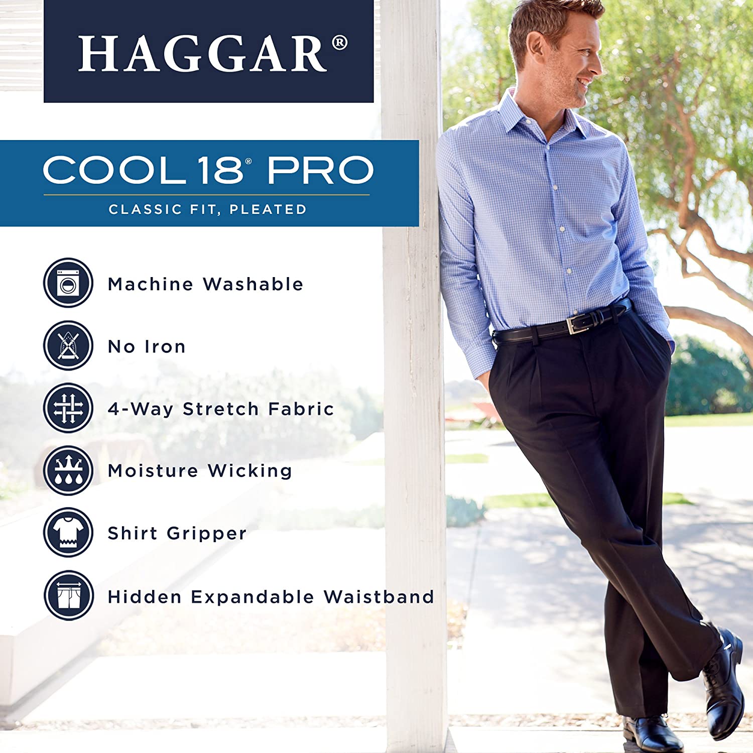 haggar classic fit cool 18