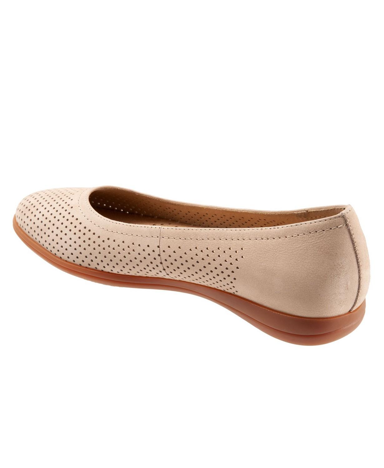 Trotters Womens Darcey Perforated Flats LT BEIGE Size 9.0 for sale ...