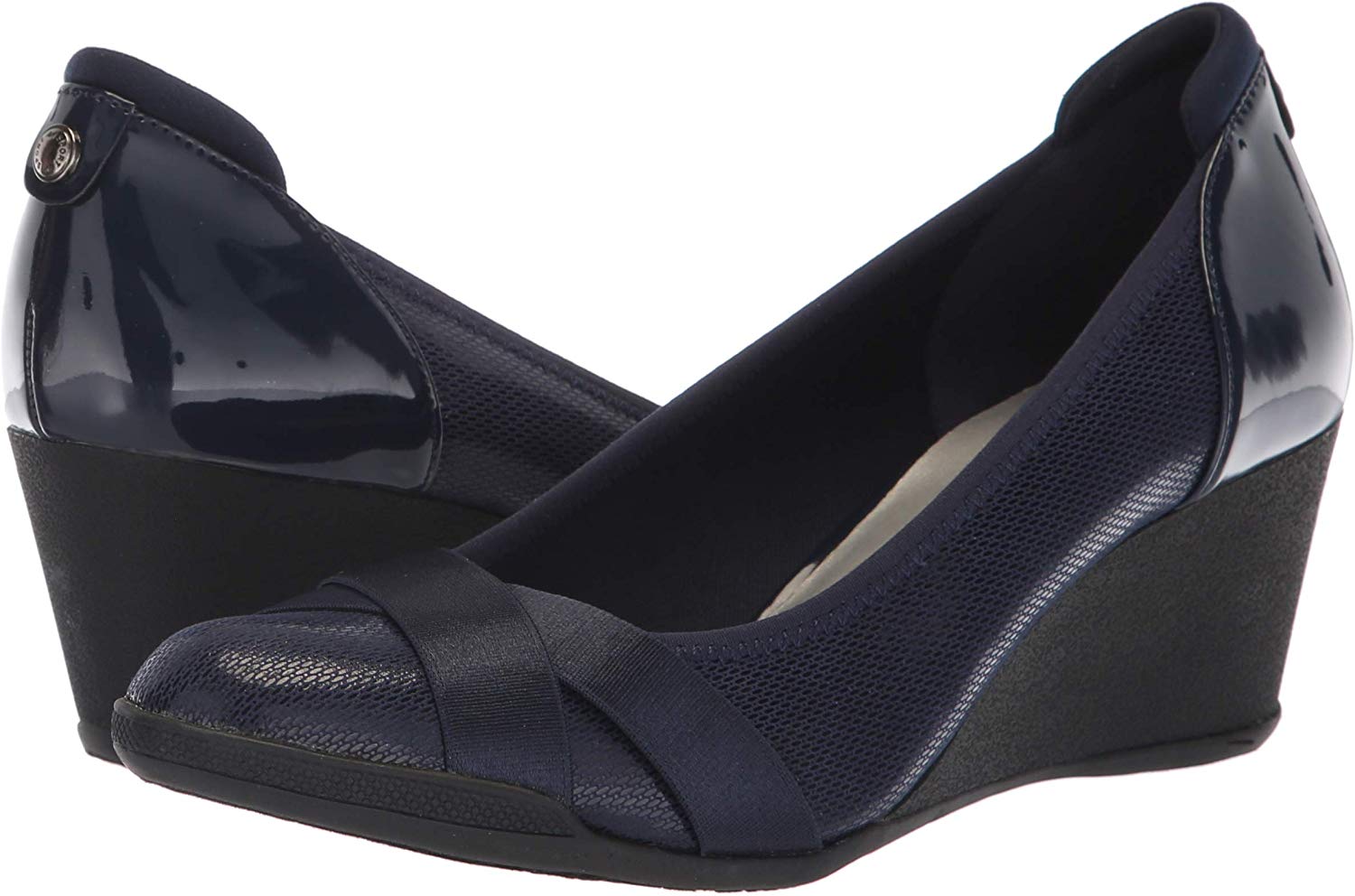 anne klein sport waverly wedge pump