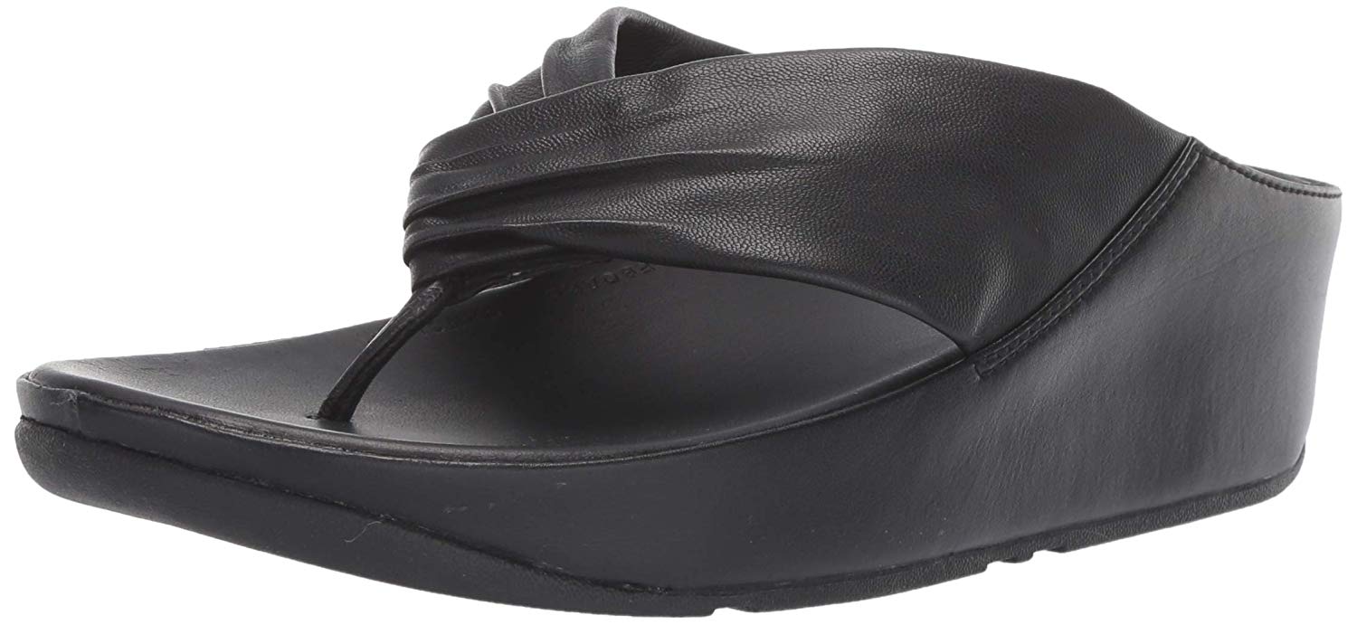 FitFlop Women's Twiss Flip-Flop, Black, Size 9.0 URuu | eBay