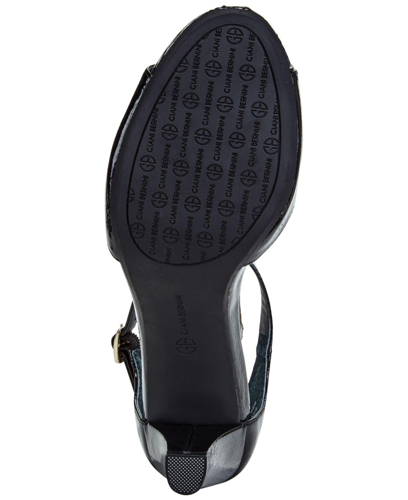giani bernini black sandals