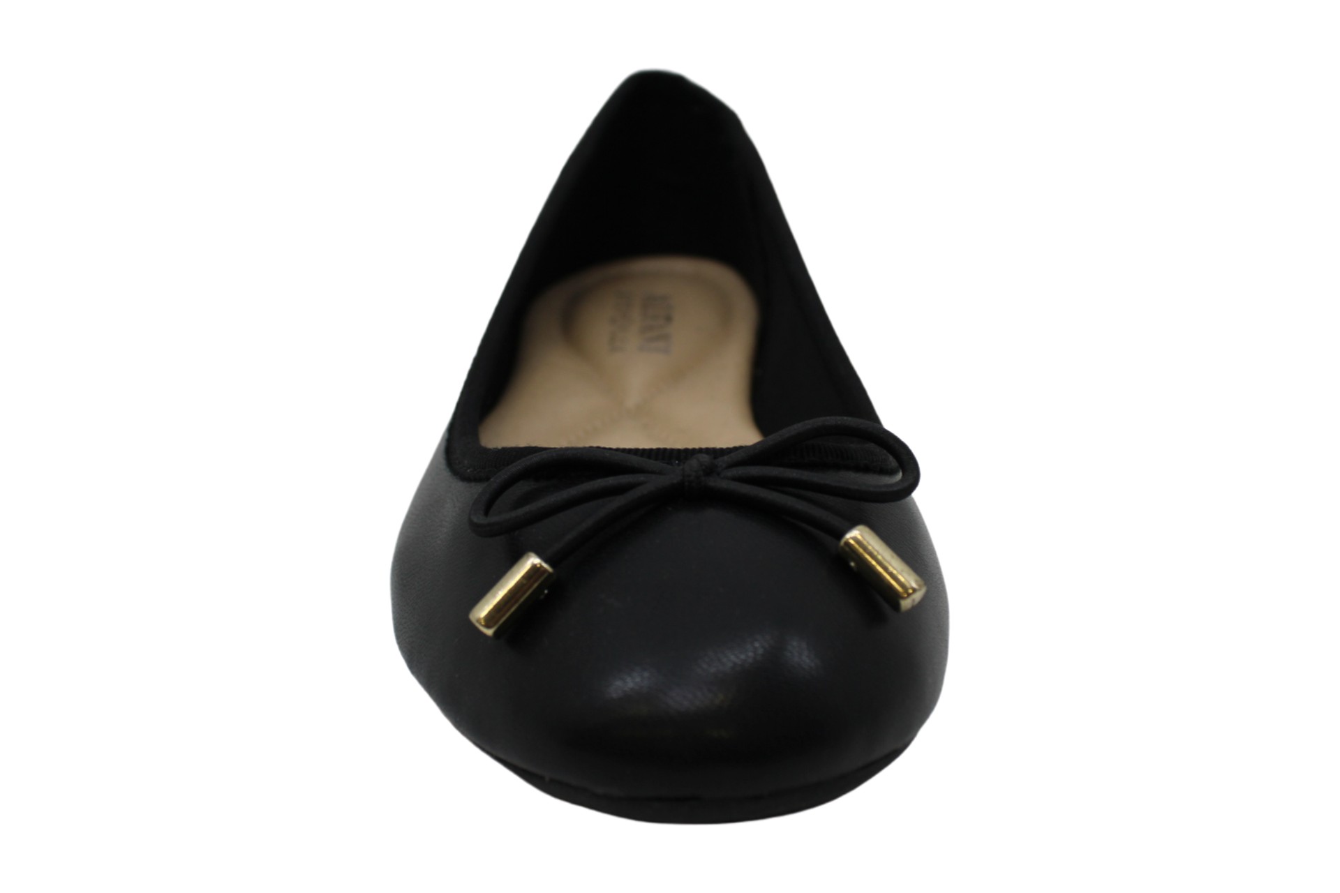 black toe ballet flats