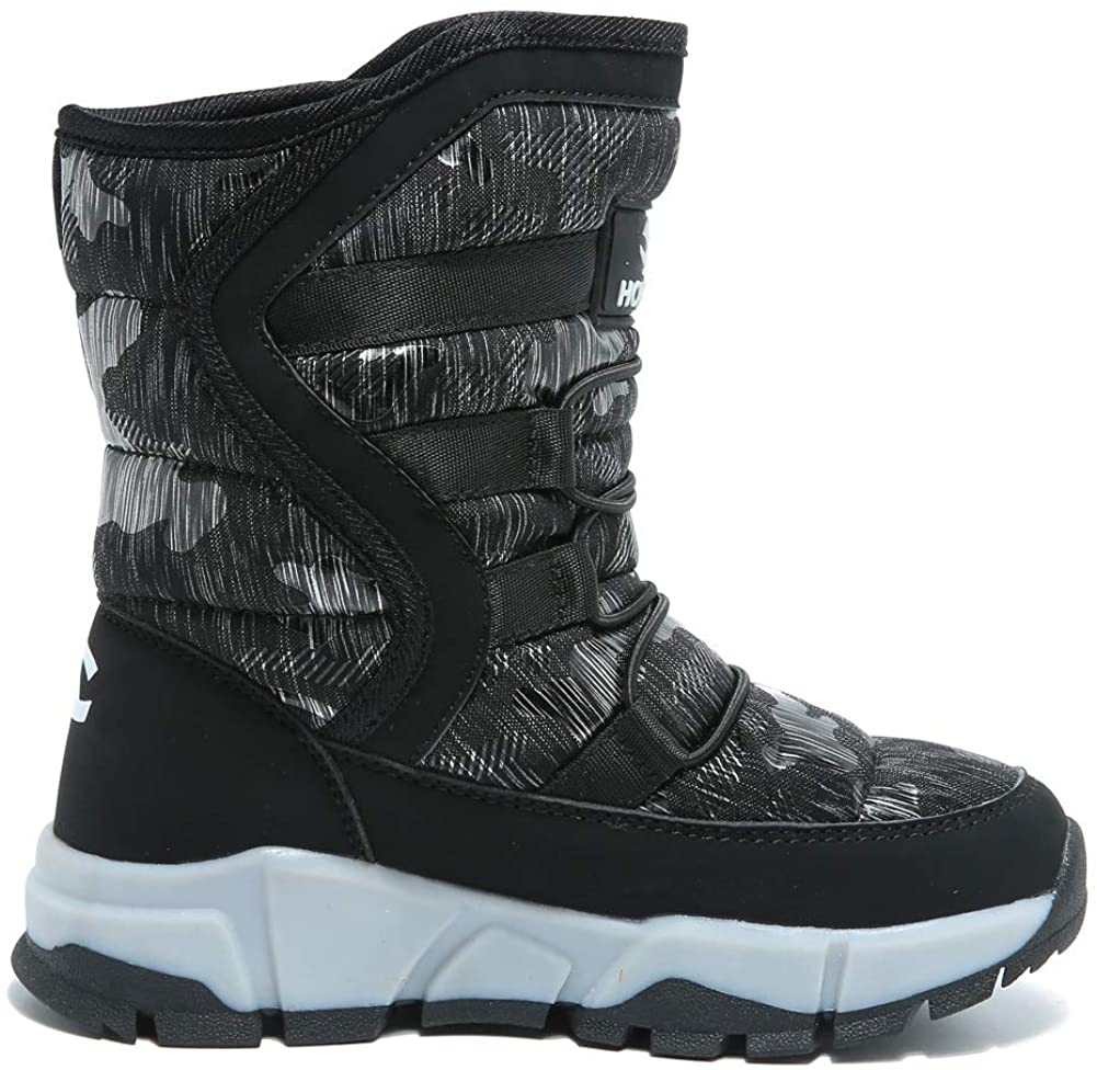 black winter boots size 4