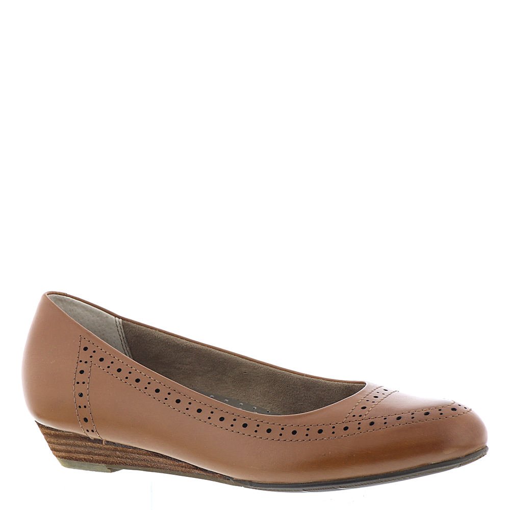 tan pointed ballet flats