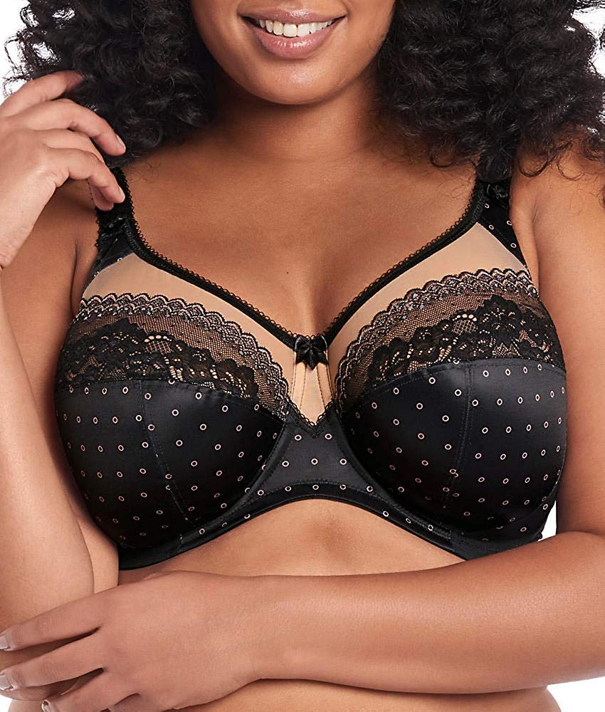 Goddess Womens Plus Size Bridget Full Coverage Underwire Bra Black