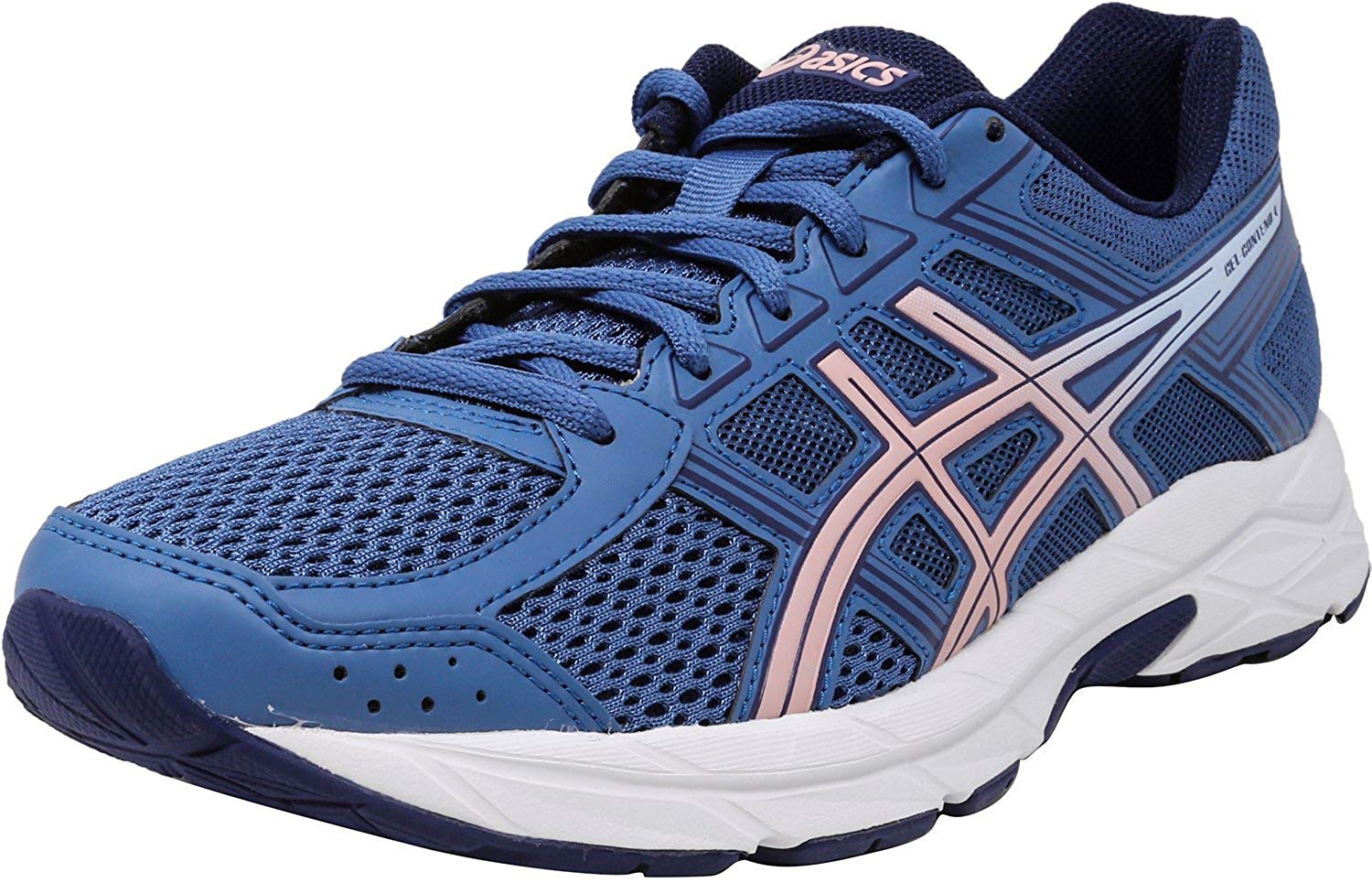 ASICS Womens GelContend 4 Running Shoe, Azure/Frosted