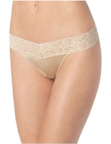 Maidenform Womens Dream Lace Thong Panty (Morning Open Floral